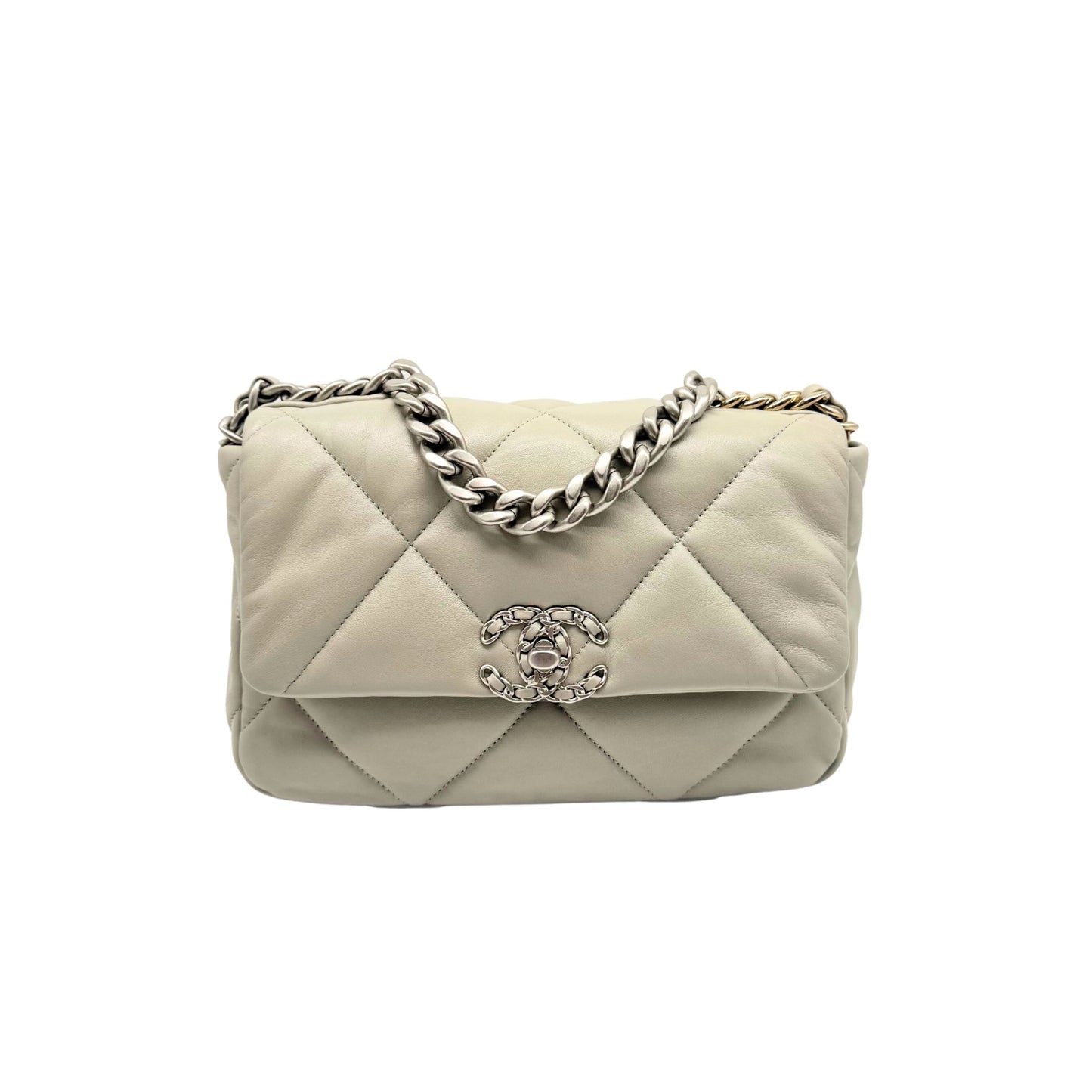 Chanel 19 Flap Bag in Medium Grey
