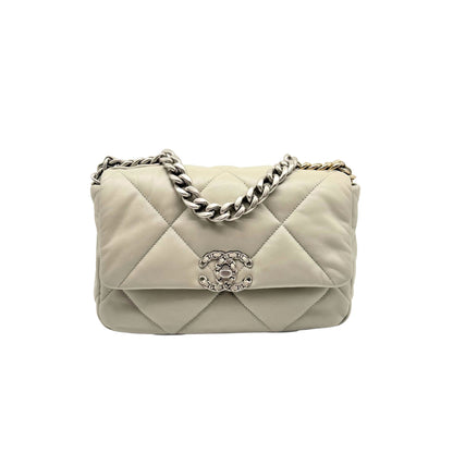 Chanel 19 Flap Bag in Medium Grey