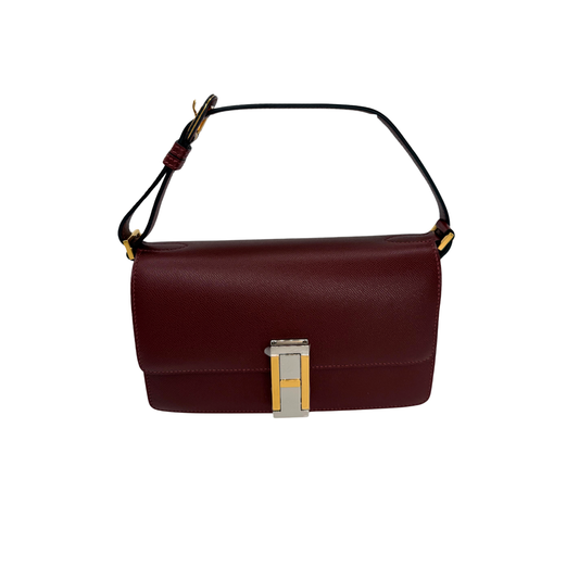 Hermès Sac Mallette Rouge H Madame Electrum Hardware