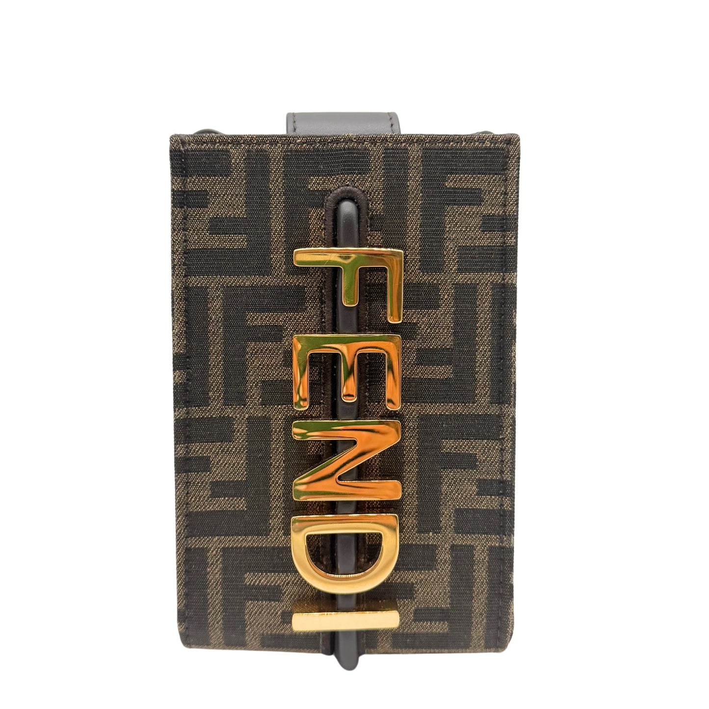 Fendi Zucca Gold Logo Phone Case