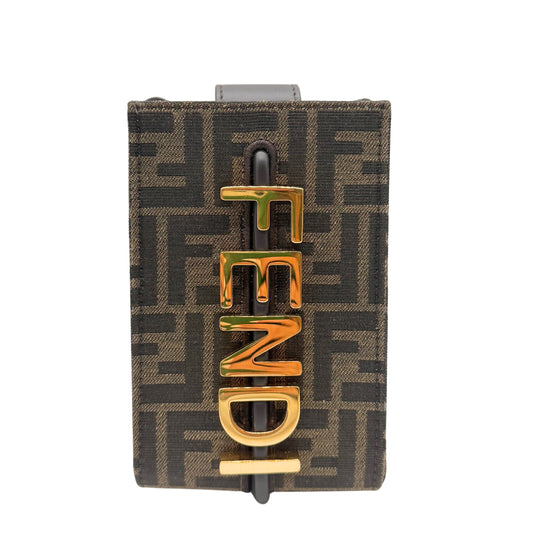 Fendi Zucca Gold Logo Phone Case