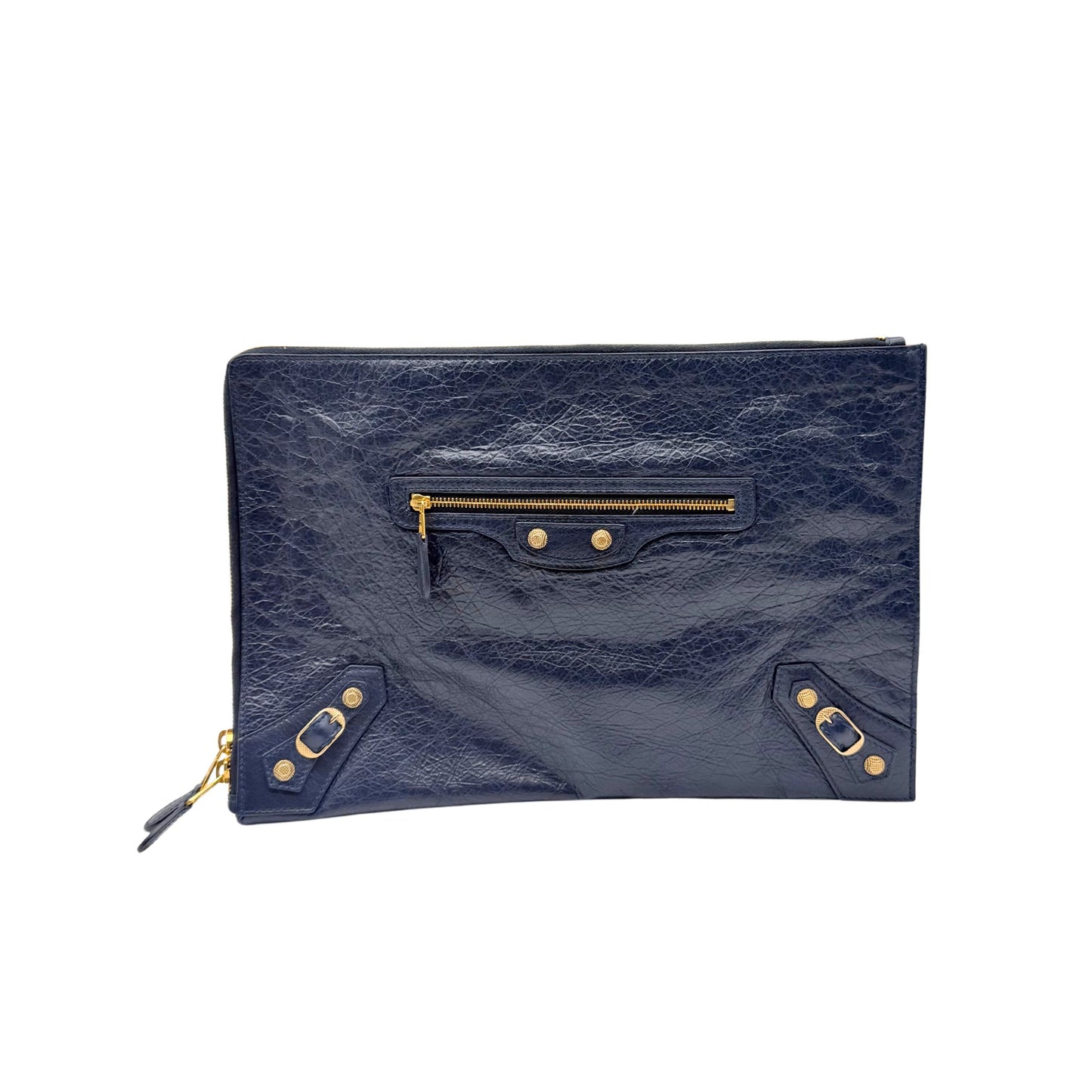 Balenciaga Agneau Giant 12 Bleu Ipad Case