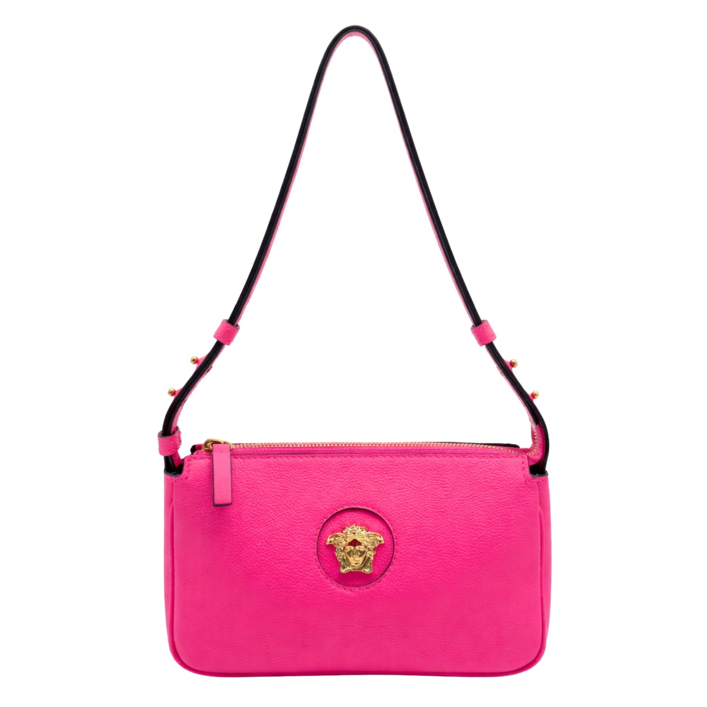 Versace Pink La Medusa Shoulder Bag