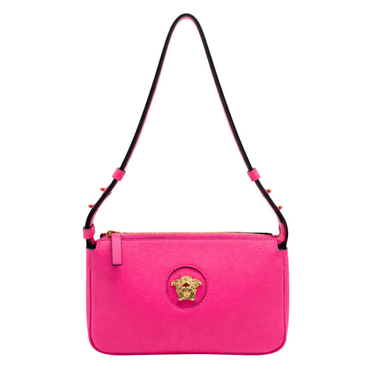 Versace Pink La Medusa Shoulder Bag
