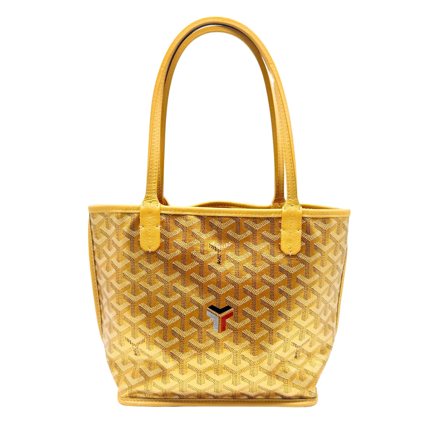 Goyard Anjou Gold Reversible Mini Tote