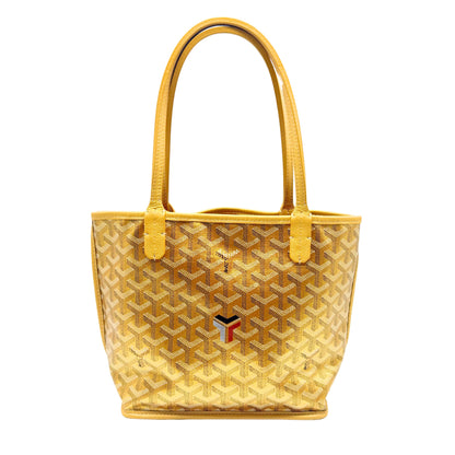 Goyard Anjou Gold Reversible Mini Tote