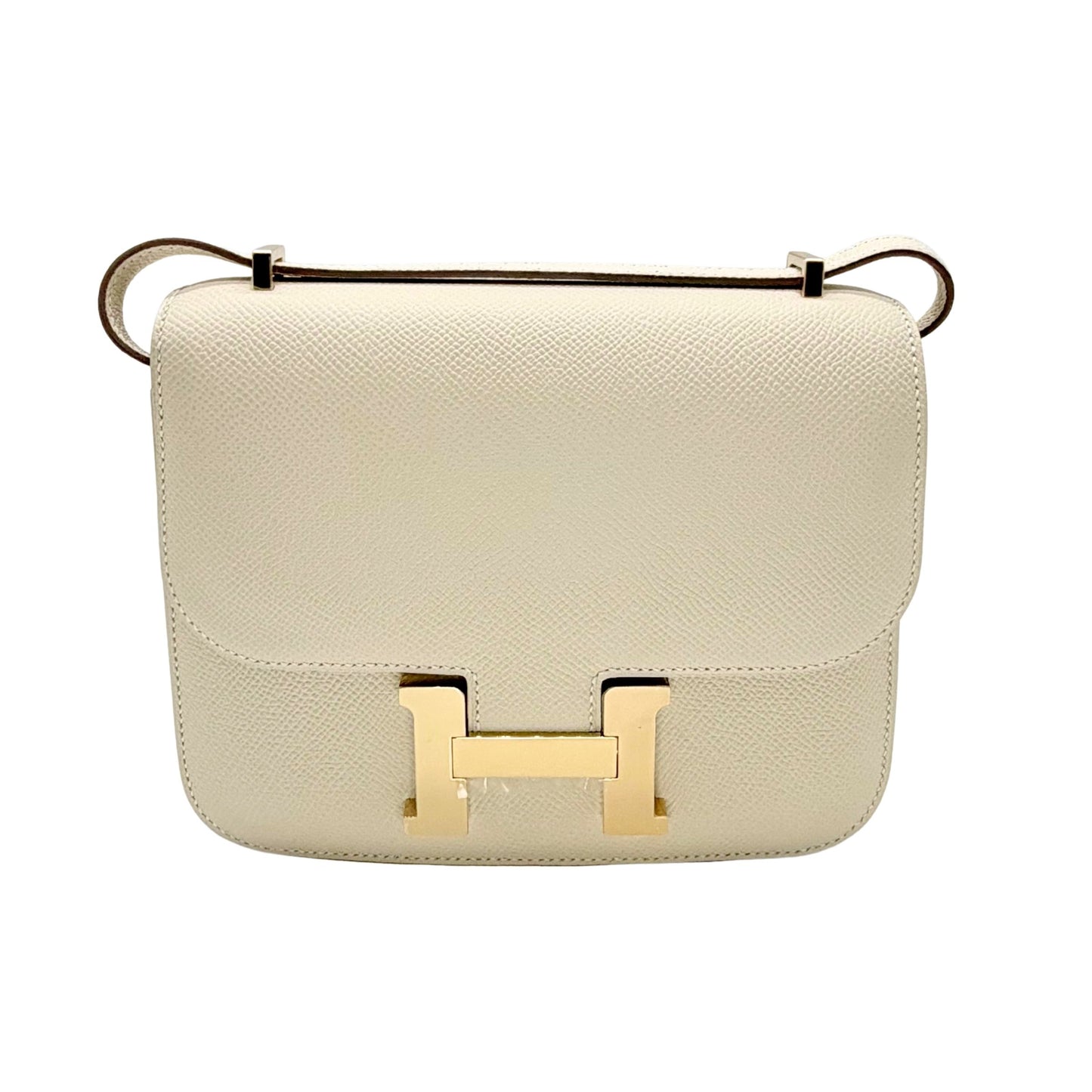Hermès Constance 18 Craie Epsom Permabrass Hardware