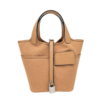 Hermes Picotin 18cm Chai Cargo Palladium Hardware