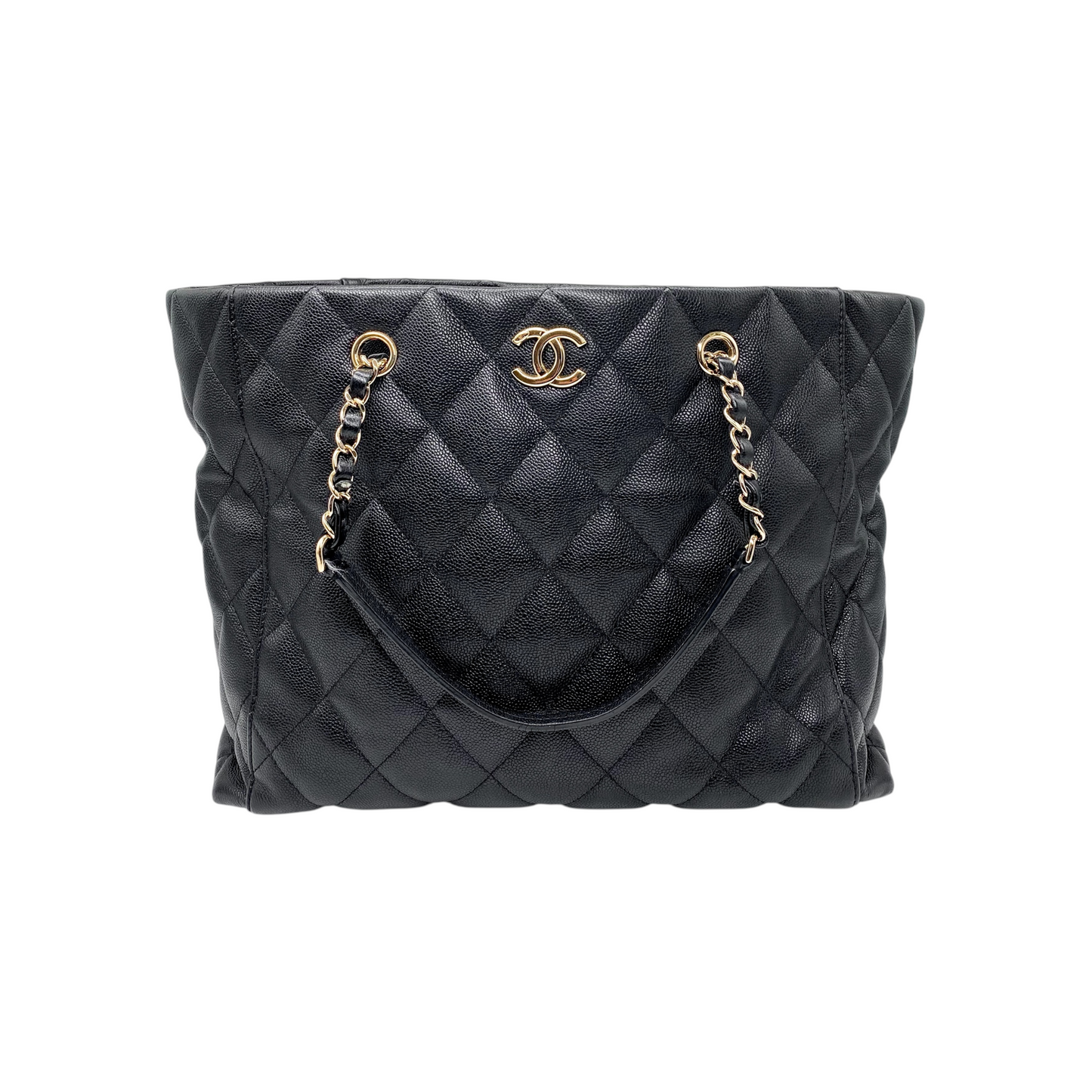 Chanel Black Shopping Tote