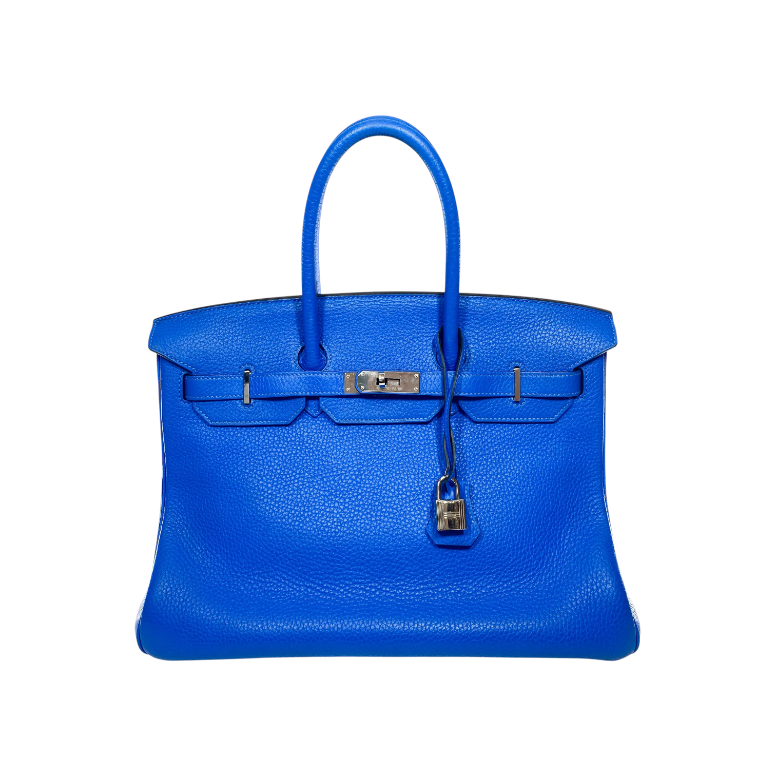 Hermes Birkin 35 Bleu Hydra Togo Palladium Hardware