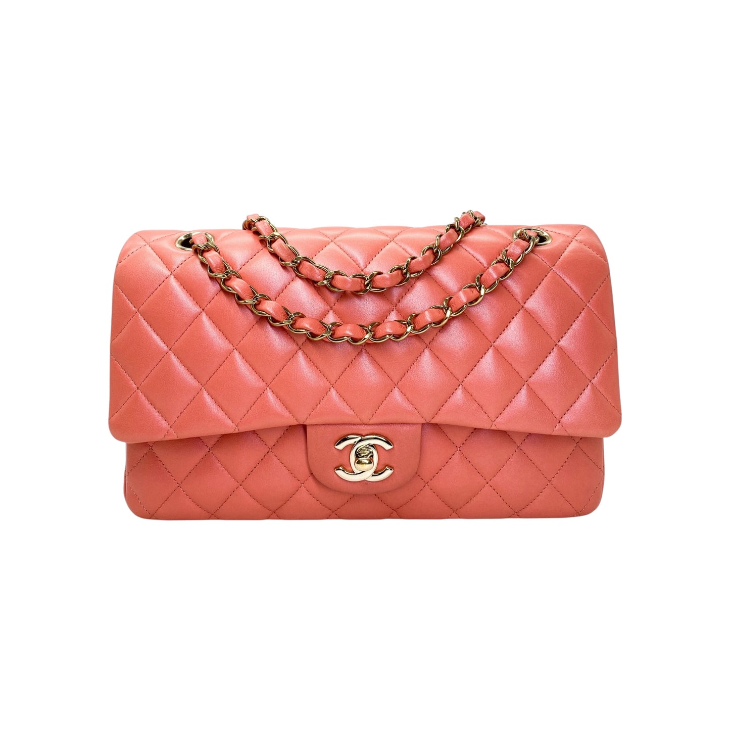Chanel Pink Medium Double Flap Bag