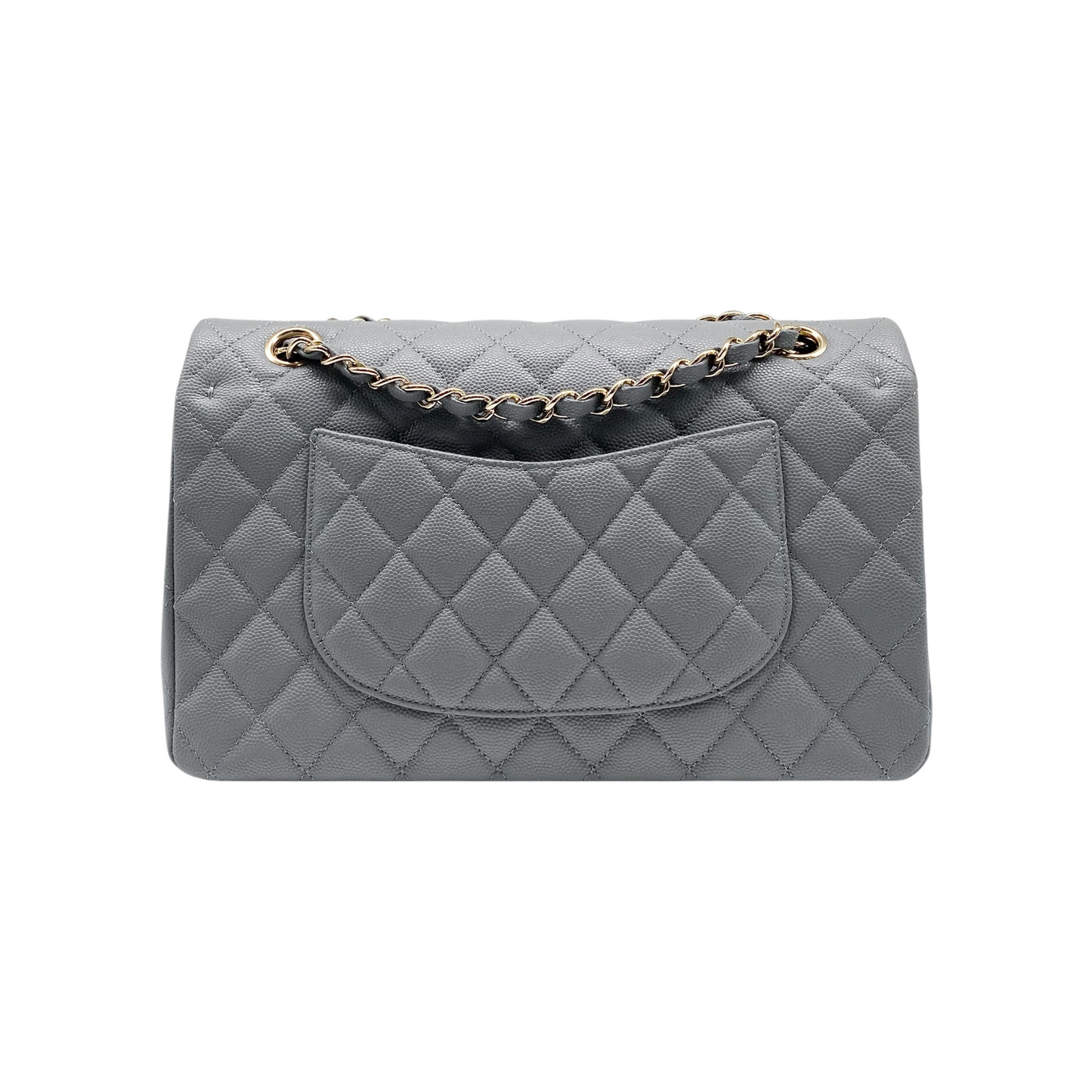 Chanel Grey Medium Flap Bag