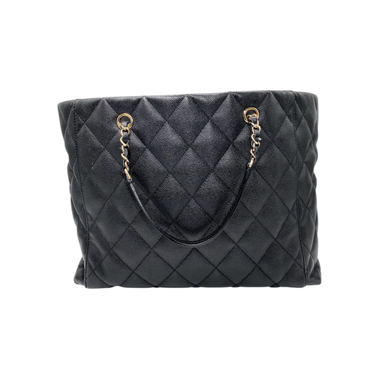 Chanel Black Shopping Tote