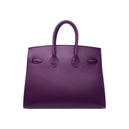 Hermes Birkin 25 Cassis Sellier Madame Palladium Hardware