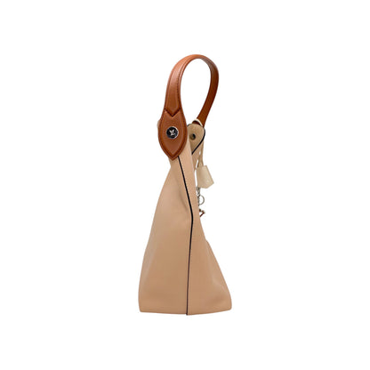 Louis Vuitton Beige Lockme Hobo Bag