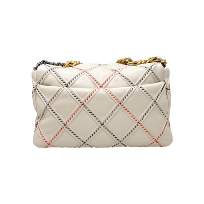 Chanel 19 Beige Wild Stitch