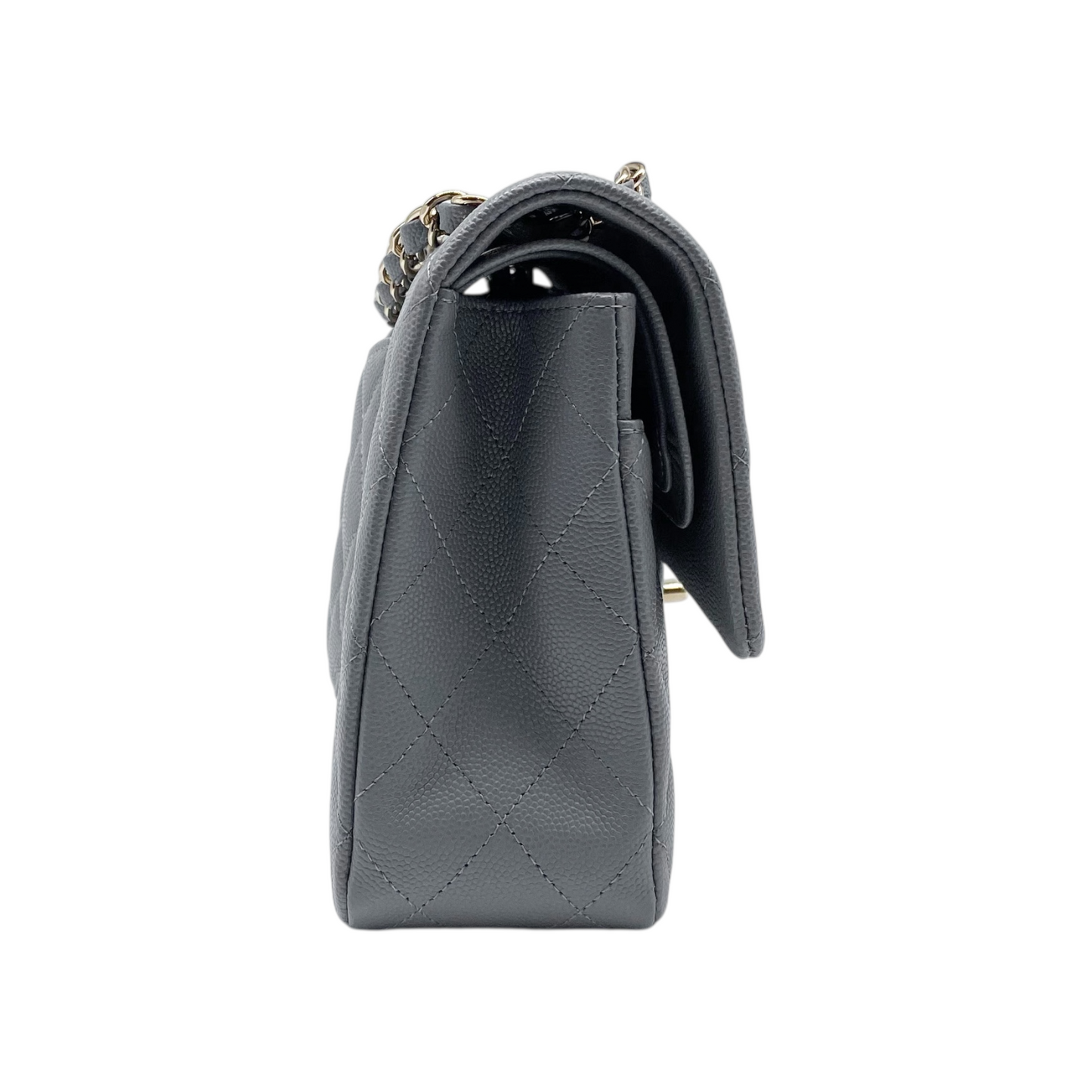 Chanel Grey Medium Flap Bag