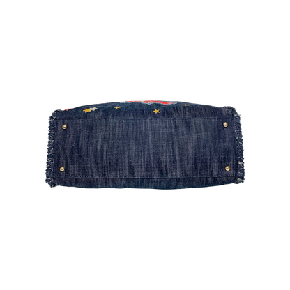 Chanel Denim Night Flight Embroidered Shopping Tote