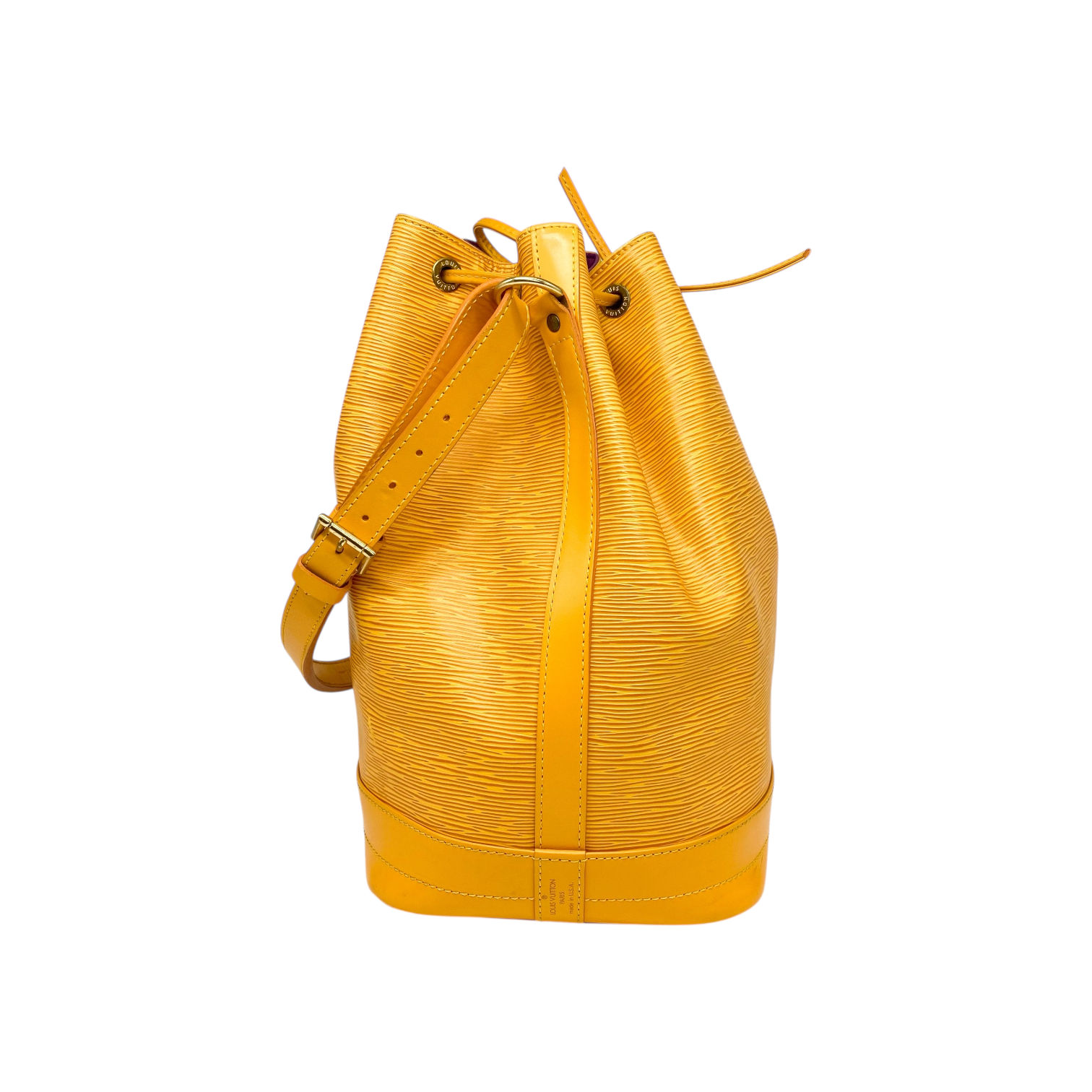 Louis Vuitton Yellow Vintage Epi Neo Noe