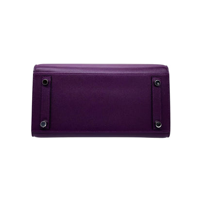 Hermes Birkin 25 Cassis Sellier Madame Palladium Hardware