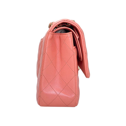 Chanel Pink Medium Double Flap Bag