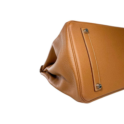 Hermes Birkin 35 Gold Togo Palladium Hardware