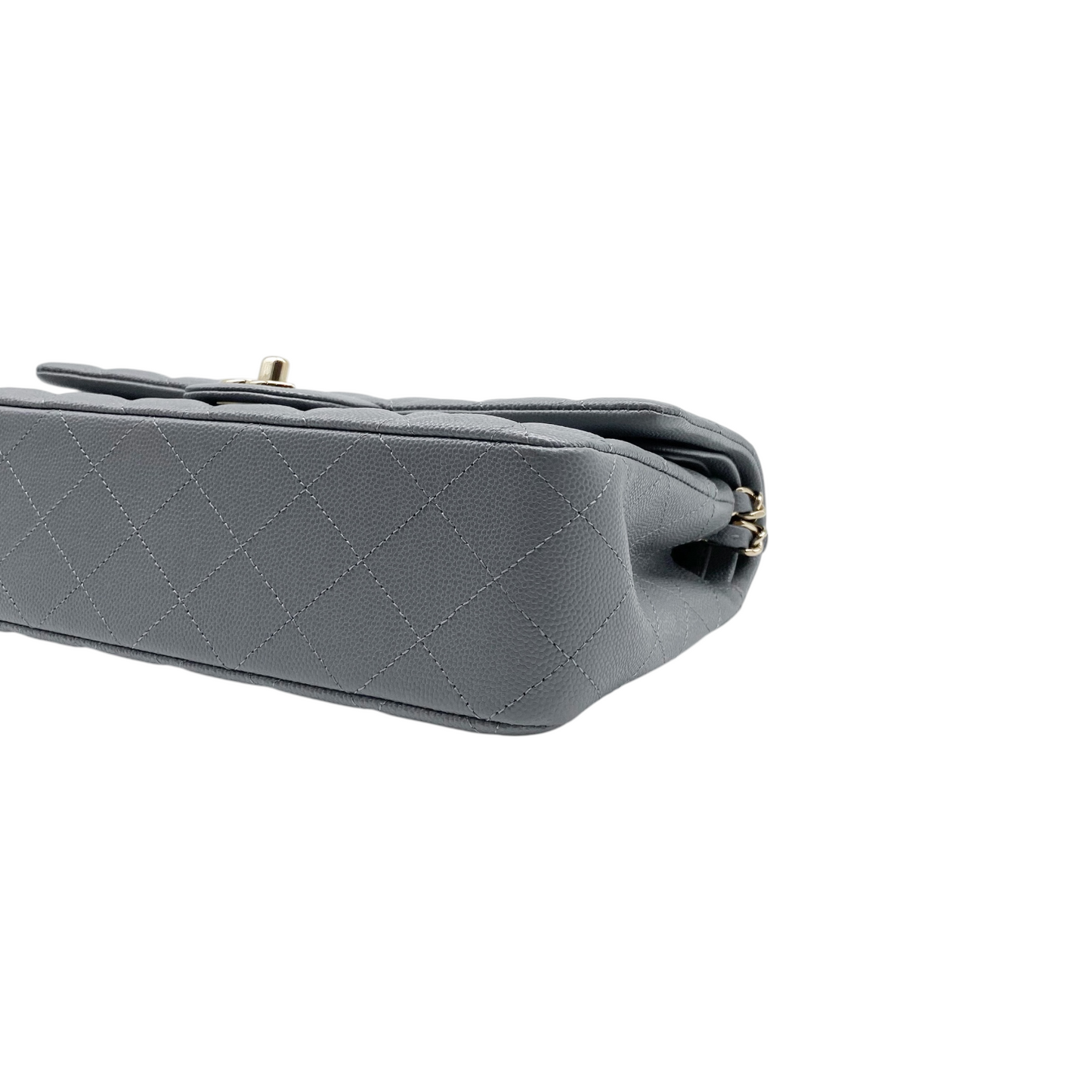 Chanel Grey Medium Flap Bag