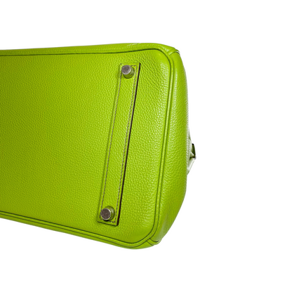 Hermes Birkin 35 Vert Anis Togo Palladium Hardware - Online Only
