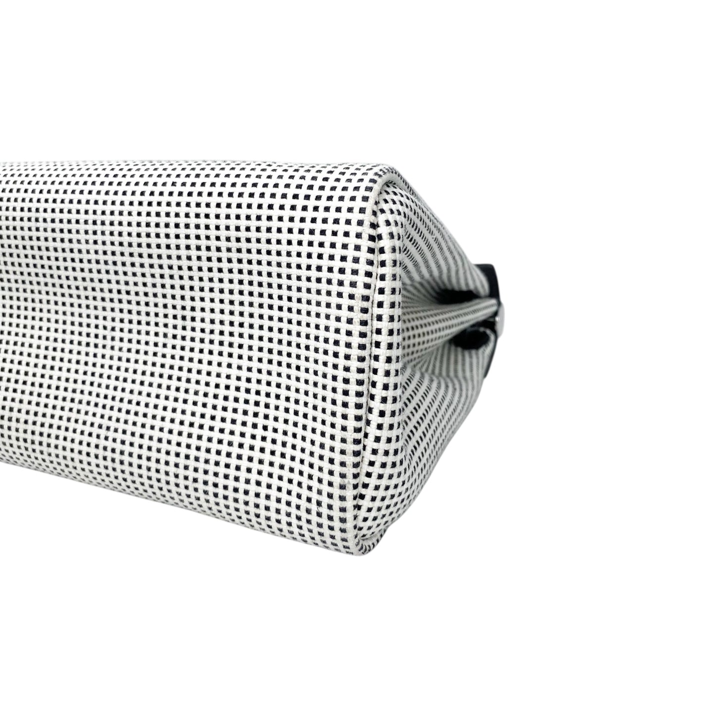 Hermes Black White Toile Quadrille Viking Herbag Zip PM 31