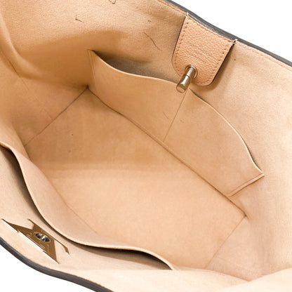 Louis Vuitton Beige Lockme Hobo Bag