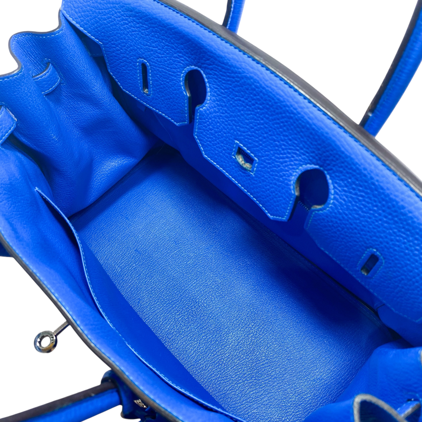 Hermes Birkin 35 Bleu Hydra Togo Palladium Hardware