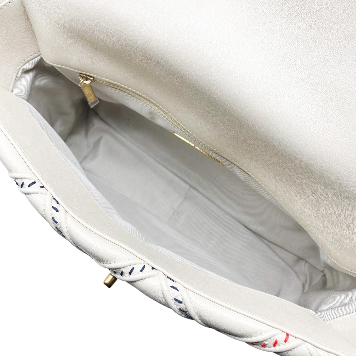 Chanel 19 Beige Wild Stitch