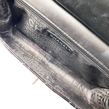 Chanel Black Chain Through Vintage Flap Bag