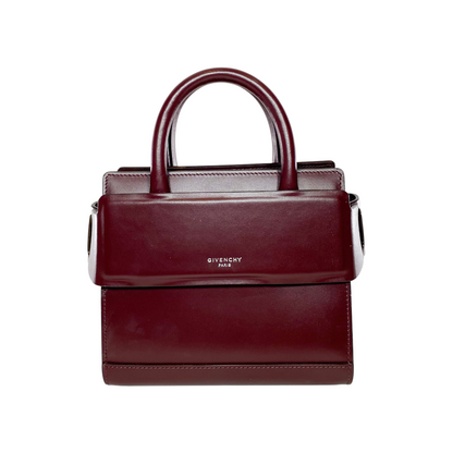 Givenchy Burgundy Horizon Nano Satchel