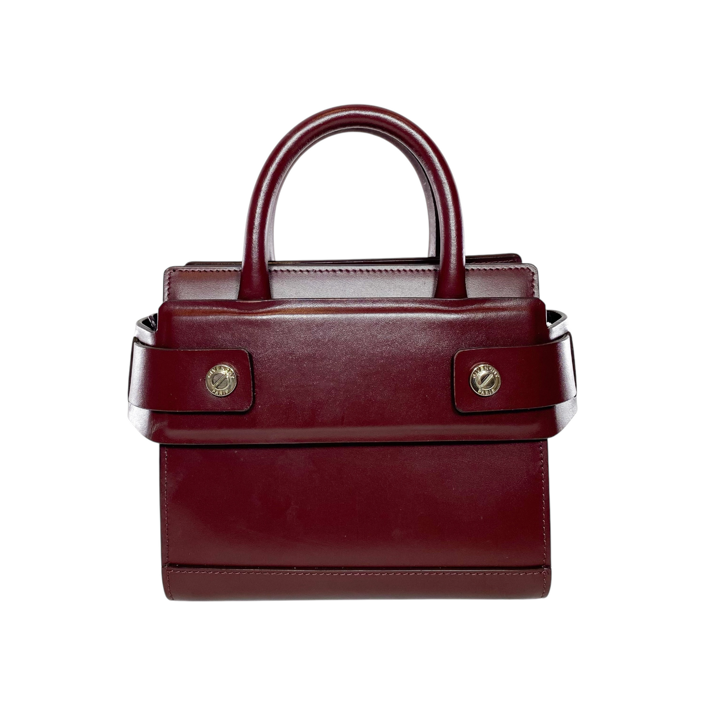 Givenchy Burgundy Horizon Nano Satchel