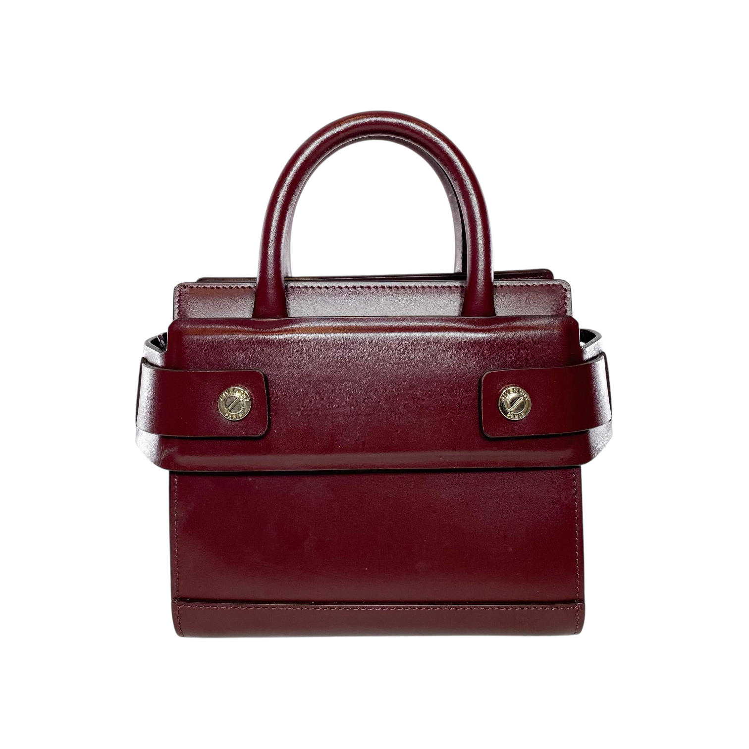 Givenchy Burgundy Horizon Nano Satchel