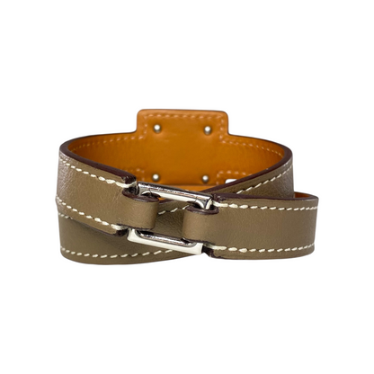 Hermes Etoupe O’Kelly Double Tour Bracelet