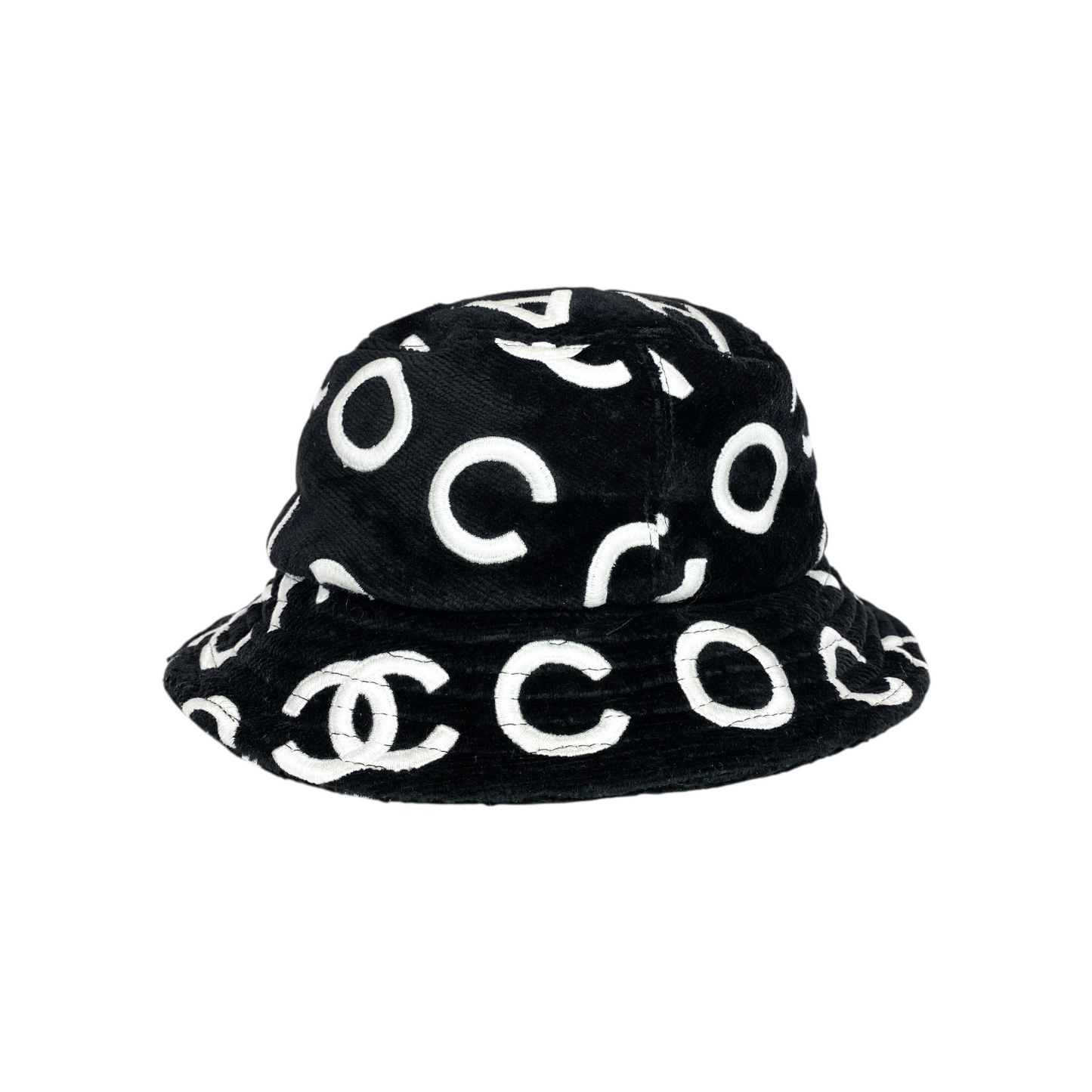 Chanel Black White Bucket Hat