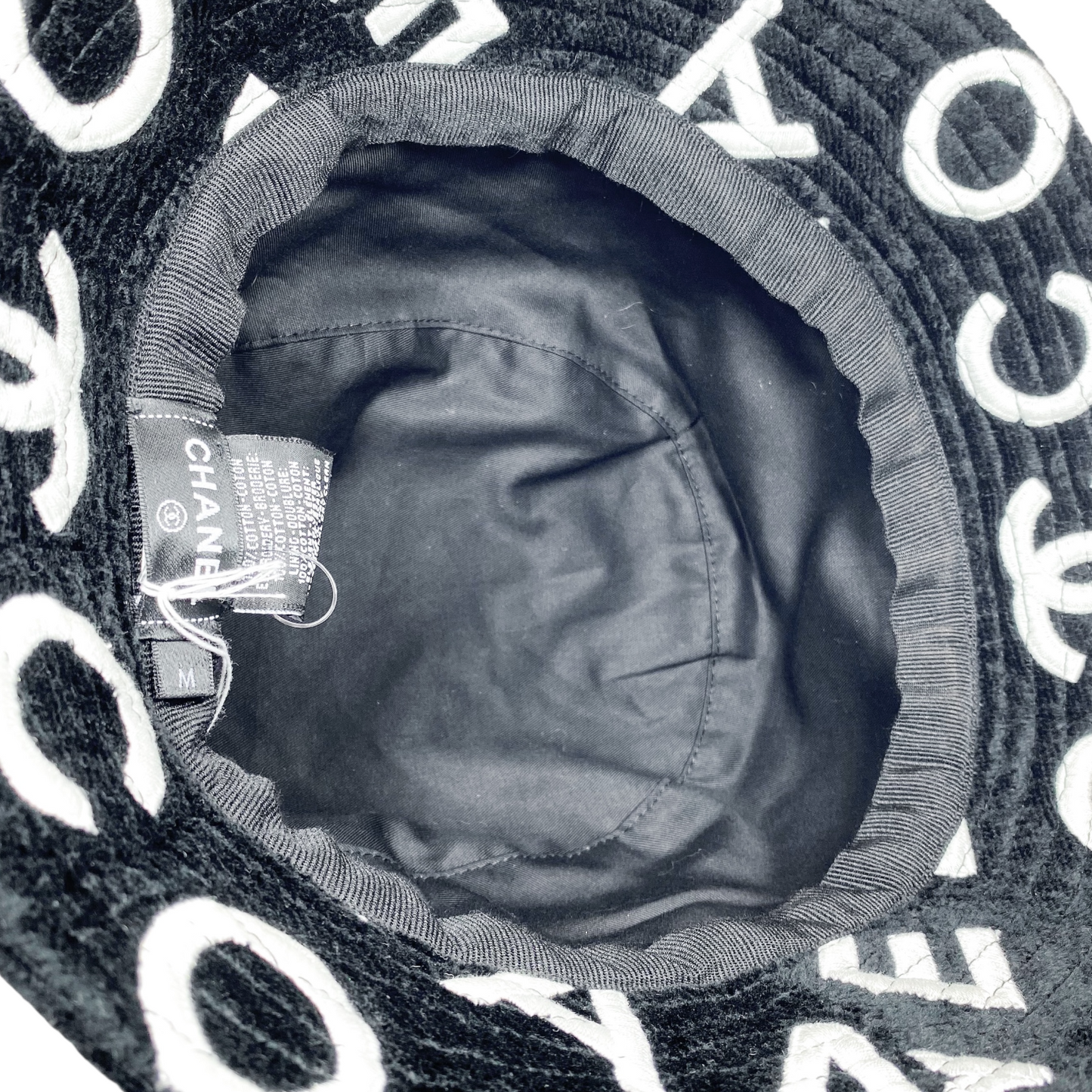 Chanel Black White Bucket Hat