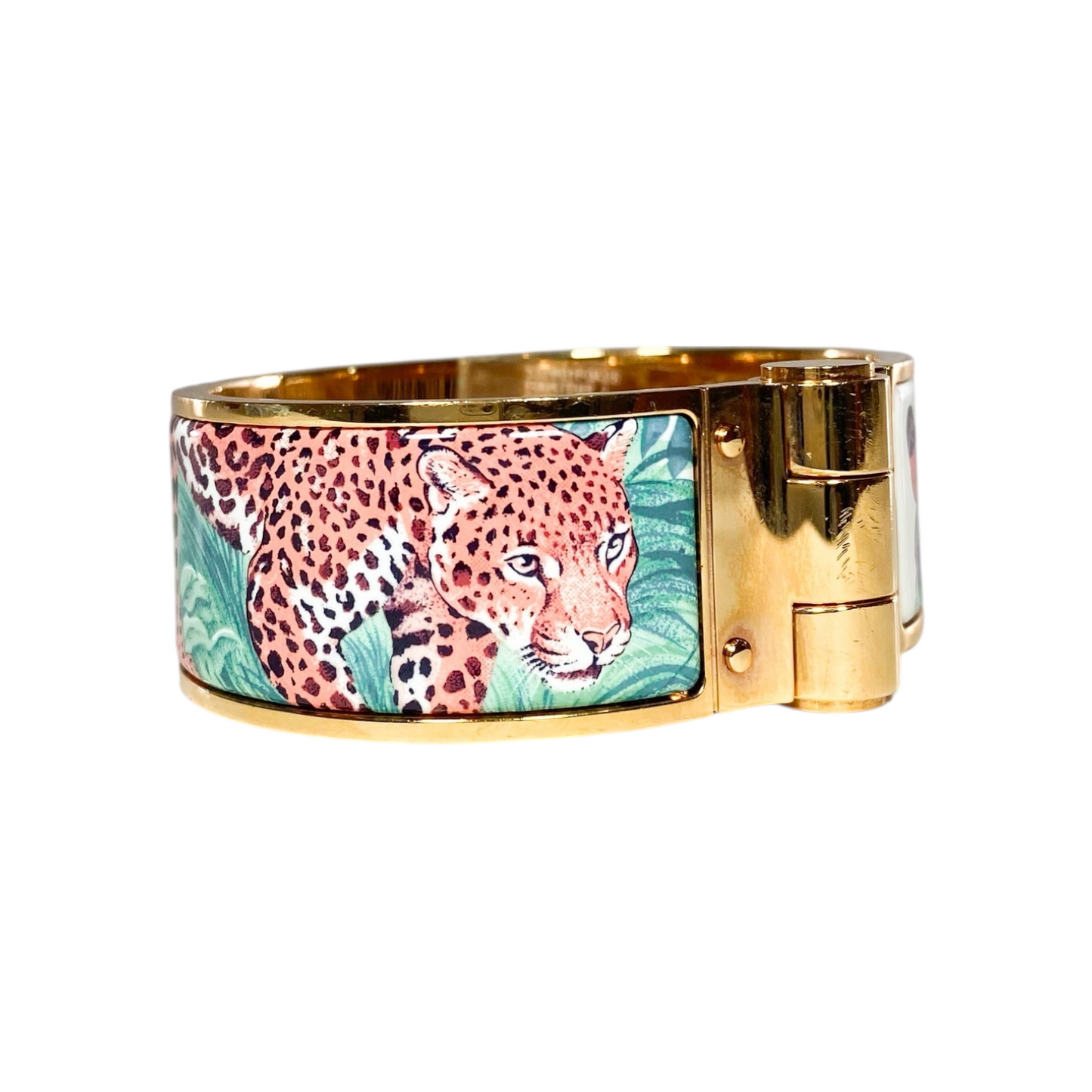Hermes Cassatta Equateur Wide Hinge Bracelet