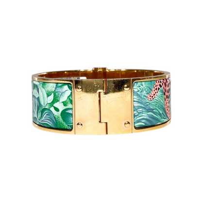 Hermes Cassatta Equateur Wide Hinge Bracelet