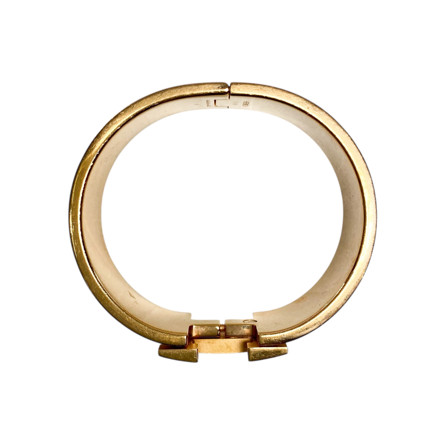 Hermes Peach Wide Clic Clac H Bracelet