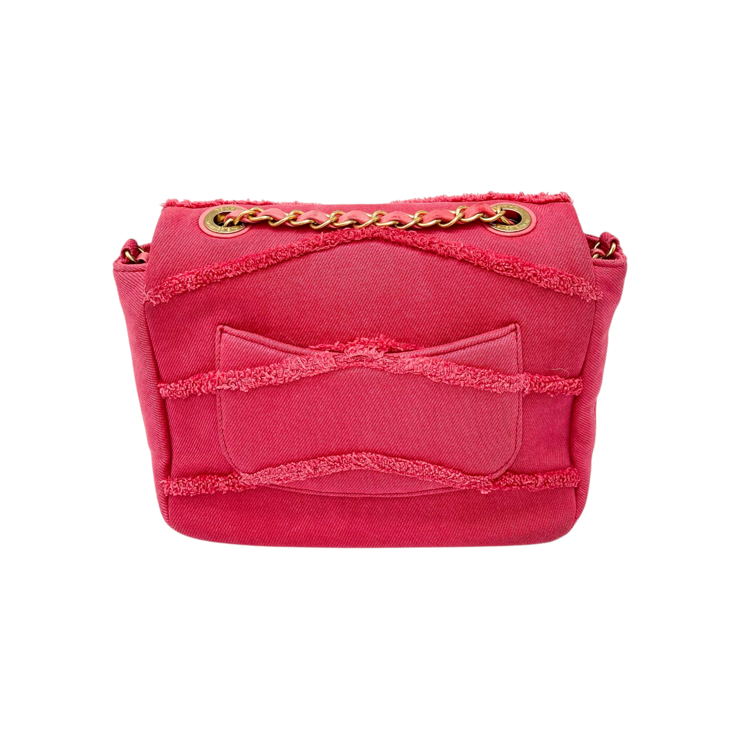 Chanel Pink Denim Coco Flap Bag