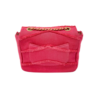Chanel Pink Denim Coco Flap Bag