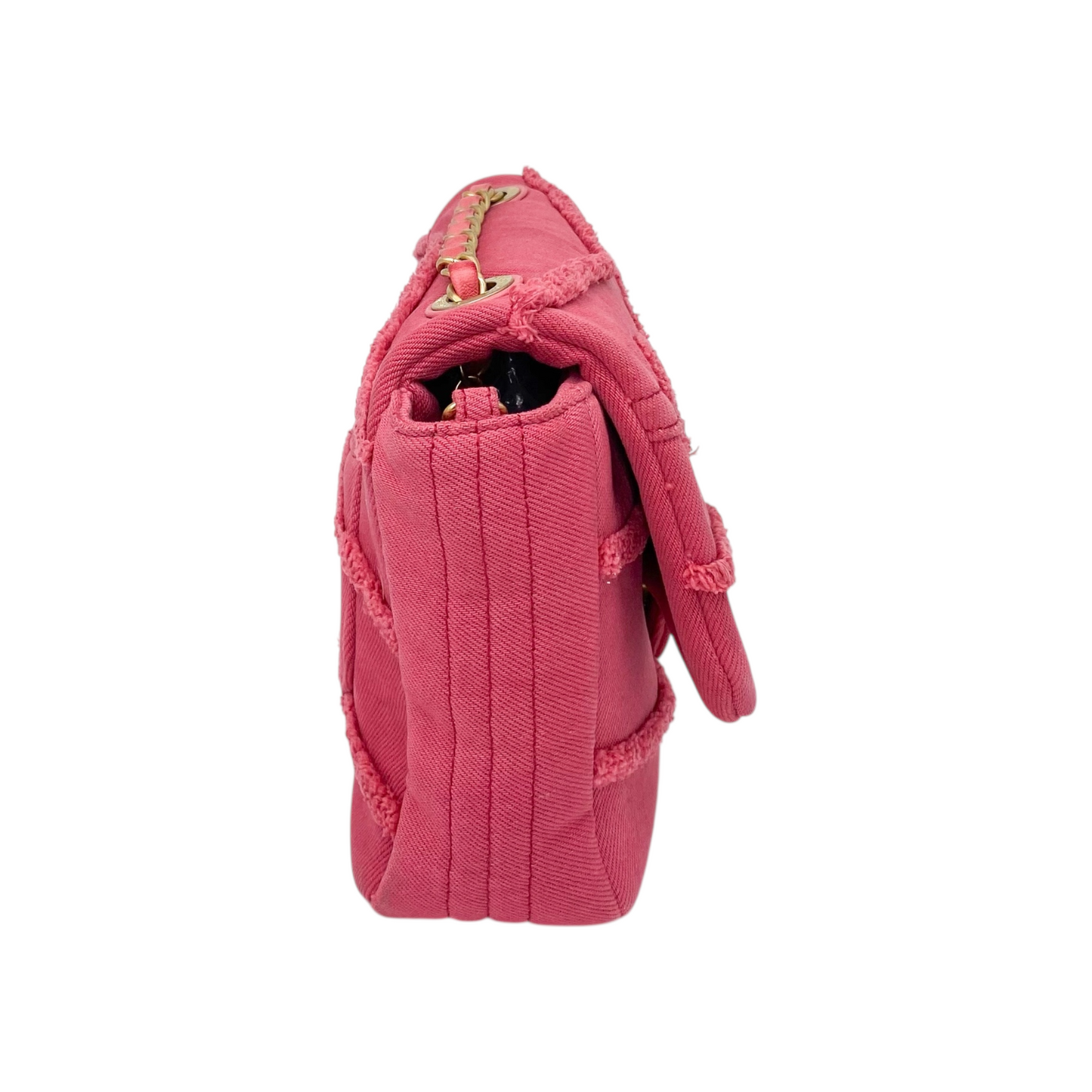 Chanel Pink Denim Coco Flap Bag