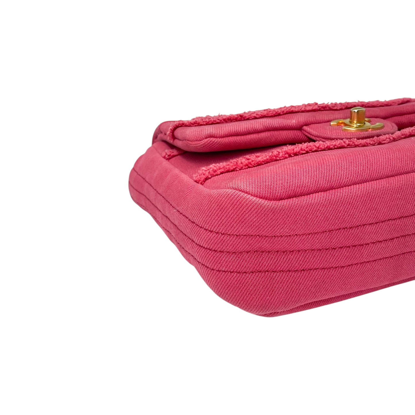 Chanel Pink Denim Coco Flap Bag