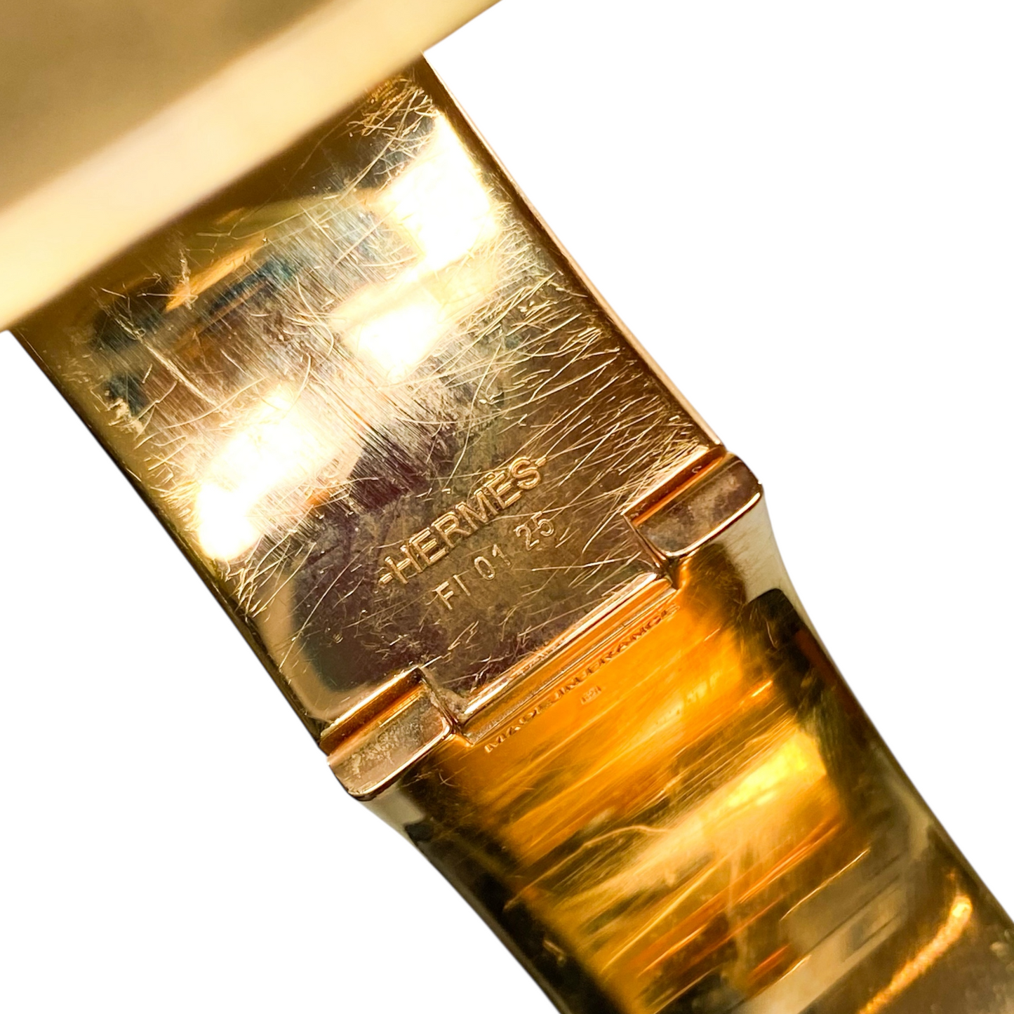 Hermes Light Blue Wide Clic Clac H Bracelet