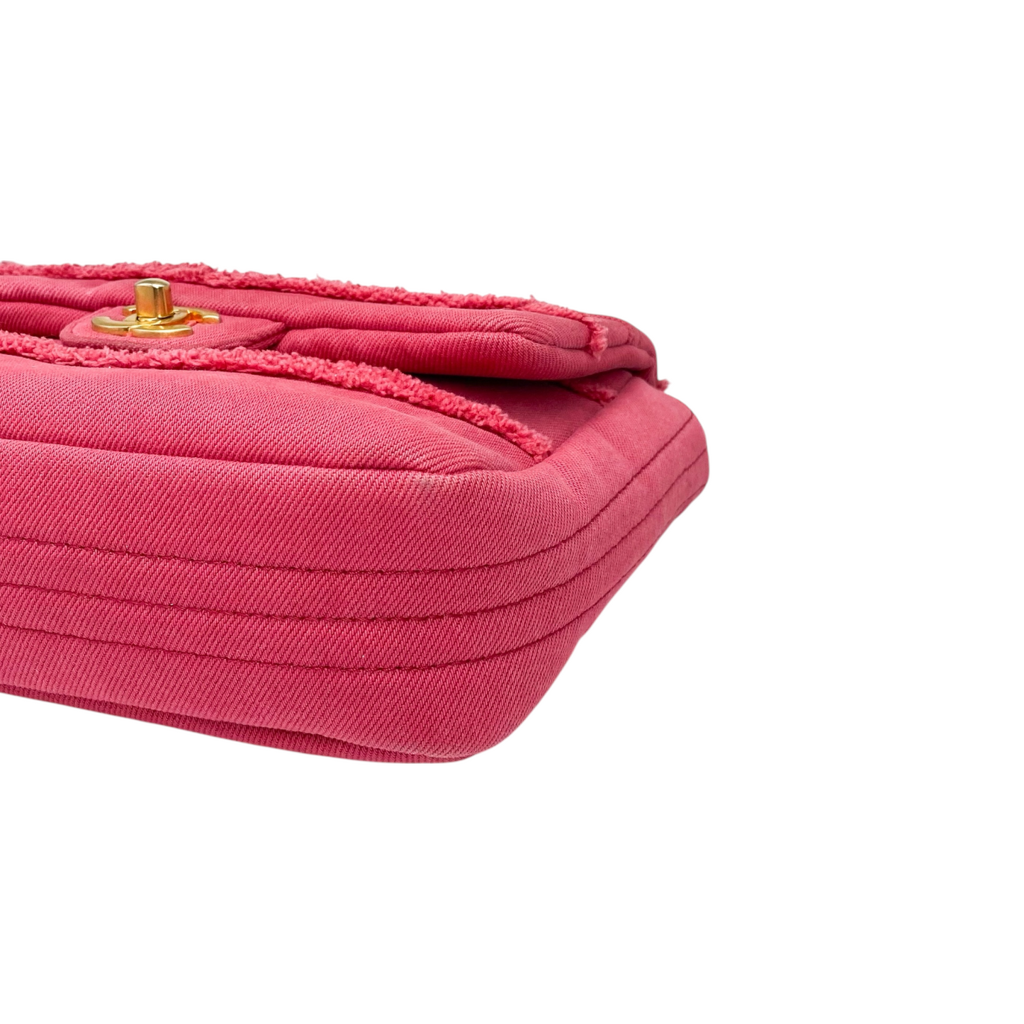 Chanel Pink Denim Coco Flap Bag