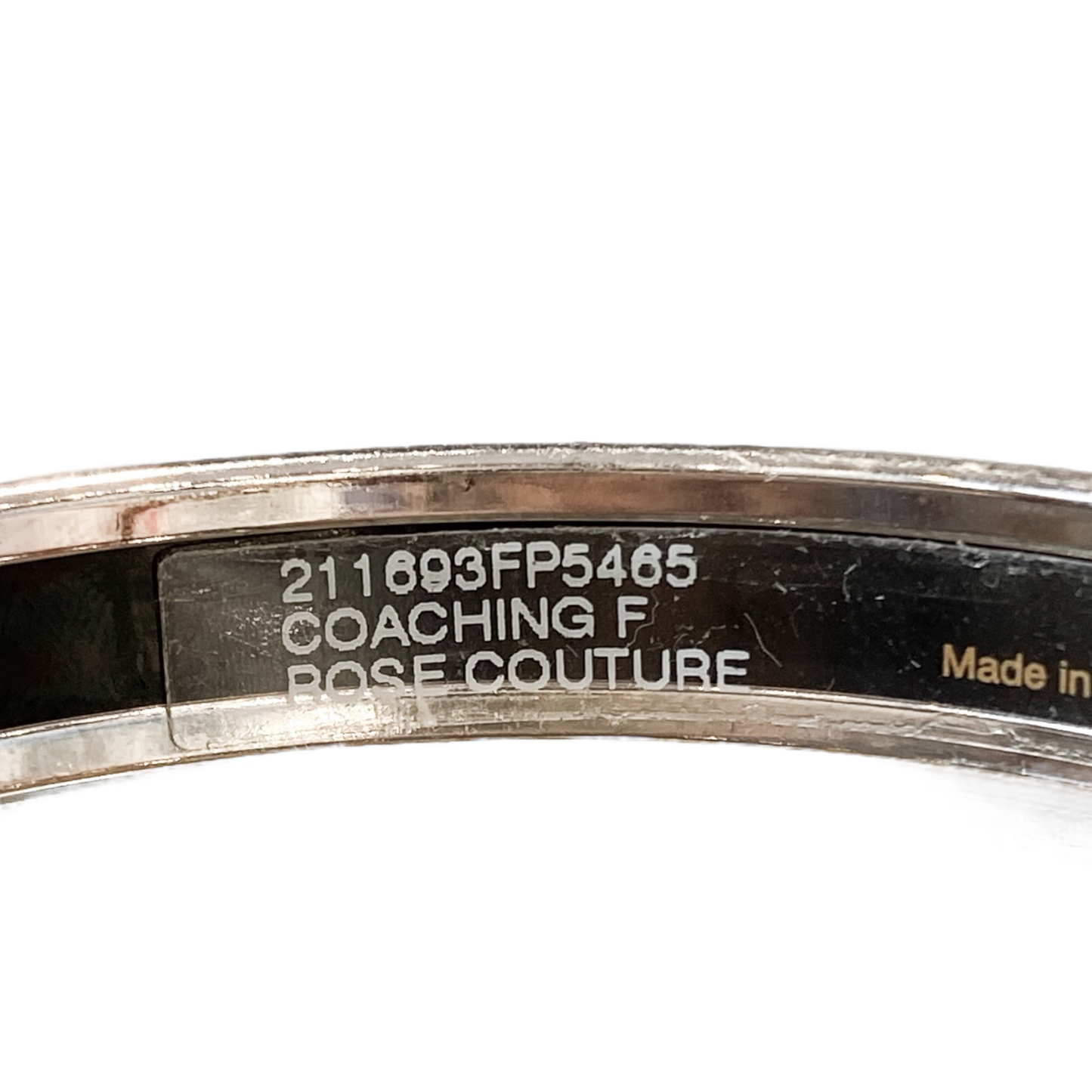 Hermes Coaching Rose Couture Narrow Bracelet