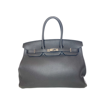Hermes Birkin 35 Etain Togo Palladium Hardware